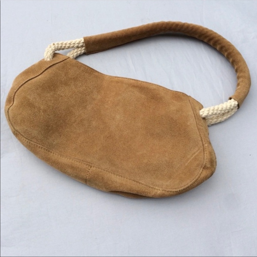 Suede Furla Camel Brown Purse